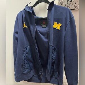 Women’s Jordan Blue Michigan Zip-Up